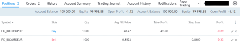 TradingView Paper Trading - Complete user guide