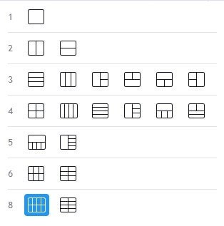 TradingView chart layout options