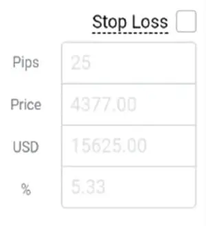 Tradingview stop loss fields