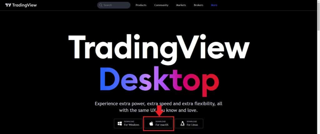 Tradingview App for Macbook